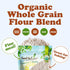 4 Food to Live Whole Grain Buckwheat Flour Blend, Pounds - A Custom Mix of Buckwheat Flour and Oat Flour, Non-GMO, Fine