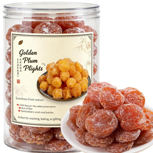 YJSLSQIYP 1.1lb Dried Plums, Asian Style Preserved Seedless Plums, Sweet and Tangy Dried