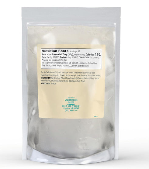 2 lb, Unpretentious Cake Flour, Great For Cakes, Biscuits, Scones, Muffins