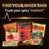 3.5 (Pack 6) Nongshim Shin Black Noodle Soup, Spicy, Ounce