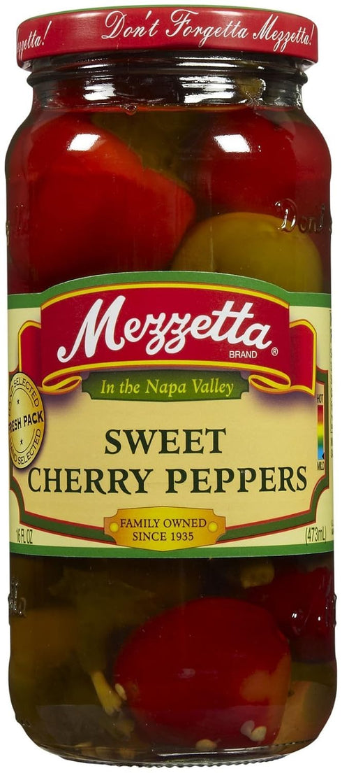 Mezzetta Sweet Cherry Peppers, 16 oz