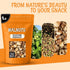 1 lb Oh! Nuts Black Raw Unshelled Walnuts - Fresh Chopped Walnuts - Bulk Bag - Black Walnut for Baking, Snacking