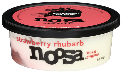 NOOSA Strawberry Rhubarb Yoghurt, 8 OZ