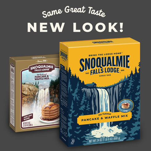 24 OZ (Pack 1) Snoqualmie Falls Lodge Old Fashioned Pancake & Waffle Mix