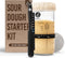 ABIOTO Sourdough Starter Kit, Includes 24 oz Sourdough Starter Jar with Metallic