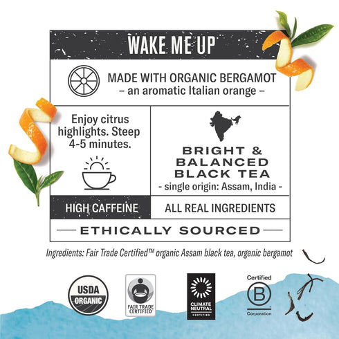 Pack 54 Numi Organic Black Tea Variety | Black Tea Bags | Breakfast Blend, Earl Grey & Golden Chai | Caffeinated