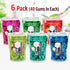 Pack 6 Pack IceCubes Variety - Sugar Free Refreshingly Cool IceCubes Gum of Peppermint, Bubble Breeze, Spearmint