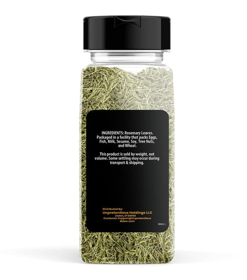 (2 Unpretentious Rosemary Leaves Cups), Cut & Sifted, Cooking Herb, Non-GMO