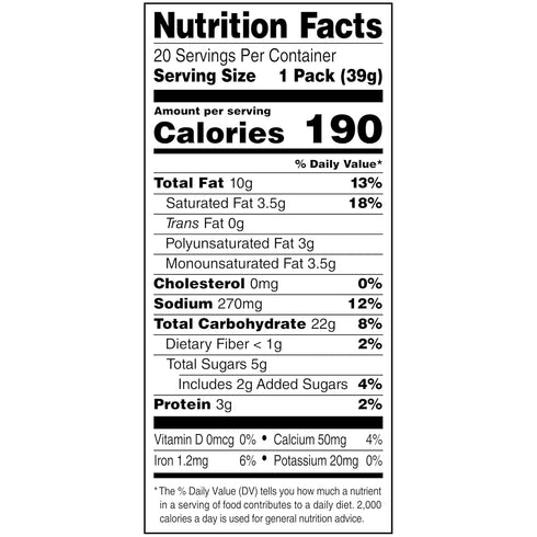 20 Packs, 6 Lance Sandwich Crackers, Captain's Wafers Cream Cheese and Chives, Sandwiches Each
