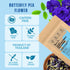 3.53 oz (100g) KHWAN'S TEA Organic Dried Butterfly Pea Flowers Blue Tea Clitoria Ternatea Flower Herbal Tea, Caffeine
