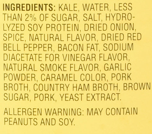 Glory Foods 27oz (Pack 4) , Seasoned, Kale Greens, Can