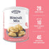 29 10 Buttermilk Biscuit Mix Can Emergency Food Supply, Servings, Year Shelf Life - Biscuit Mix Just Add Water
