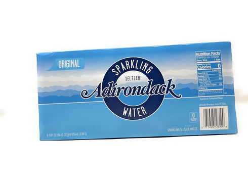 ADIRONDACK BEVERAGES 8 Pack, 12 Plain Seltzer Water FZ