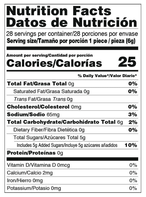 Jovy (6oz) Revolcaditas Chili Watermelon Candy - Irresistible Sweet Heat in Every Bite!