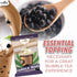 Fusion Select Tapioca Pearl - Brown Sugar Flavor Quick Cook Tapioca for Boba Tea, 8 Ounce