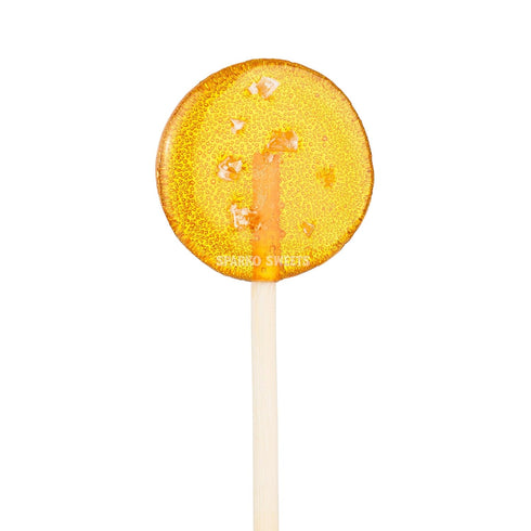 Sparko Sweets Natural Honey Mini Round Lollipops, No Artificial Ingredients, No Corn