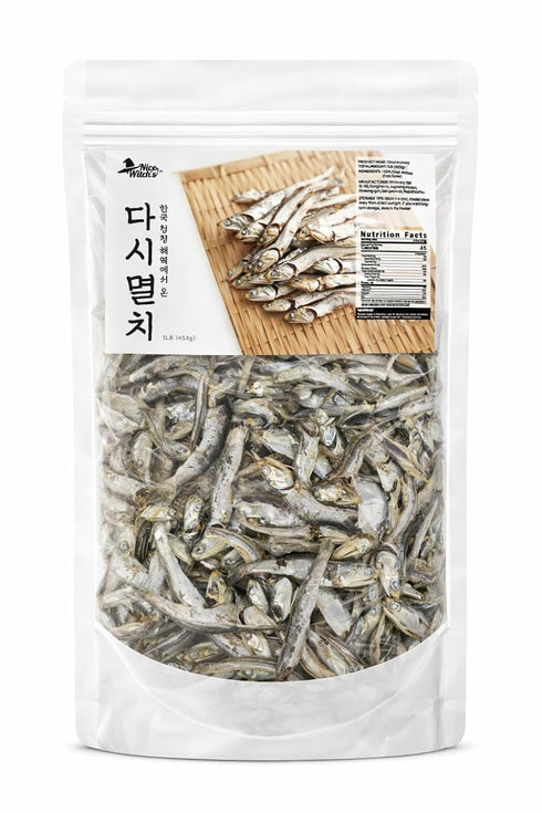 NICE WITCHS Korean Soup Anchovy, Dried Anchovies for Broth & Stock, Rich