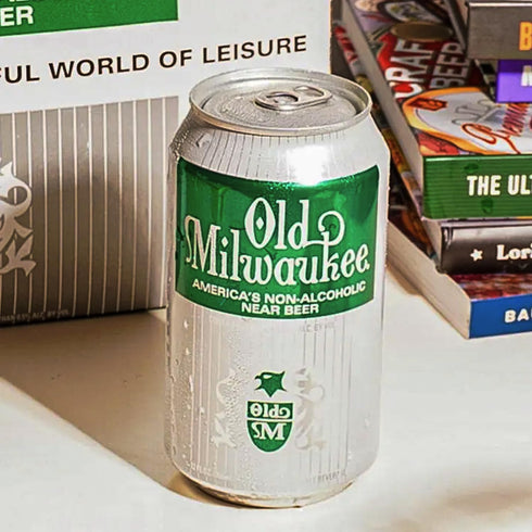 12 oz Old Milwaukee Non-Alcoholic Beer | Domestic Non-Alcoholic Malt Beverage | fl Cans