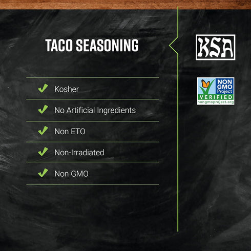 2.33 (Pack 12) Frontier Taco Seasoning, Ounce