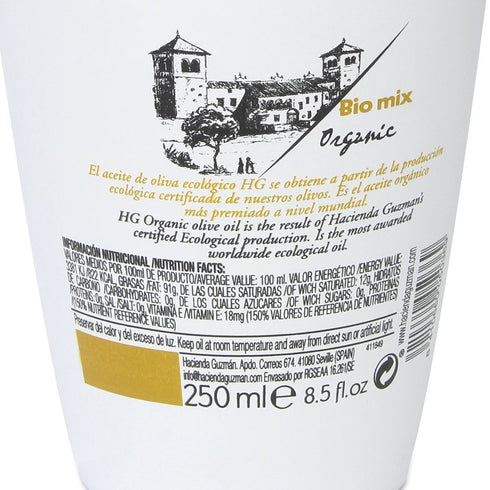 Hacienda Guzman 250ml HACIENDA GUZMN - Organic Extra Virgin Olive Oil Blend