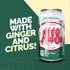 8 12 Pack, 12 Oz Pack 12 Ale One Ginger Ale Soda with a Caffeine Kick & Hint of Citrus - The Original Flavor - Case