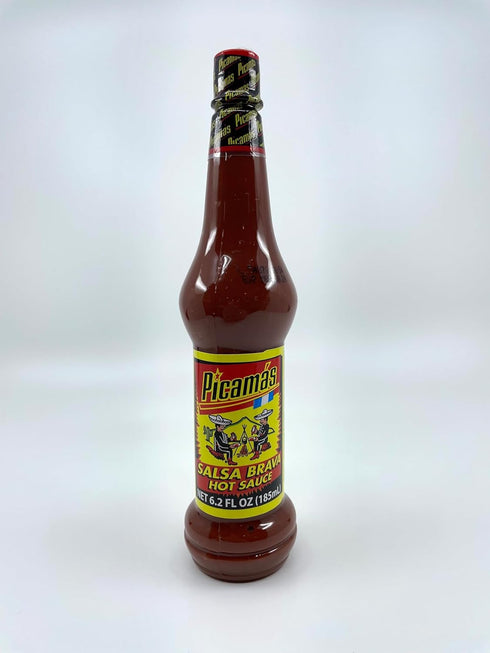 PICAMAS - Red Hot Sauce Salsa Brava 6.2oz Bottles (Pack of 3)