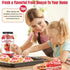 Egcina 8.82oz 100% Frozen Premium Freeze Dried Strawberries Pieces - Natural Sweet Strawberrys, No Gluten & No