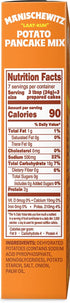 6oz (2 Pack) Manischewitz Potato Pancake Mix Gluten Free, No MSG, Traditional Style