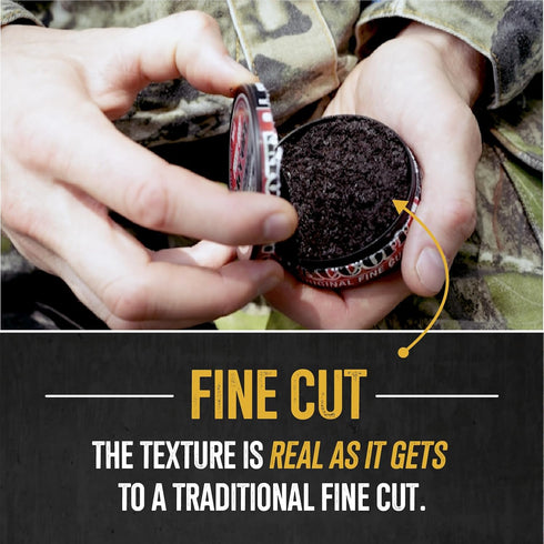 10 BaccOff Original Fine Cut Black Tea - Cans of Bold, Smoky Flavor