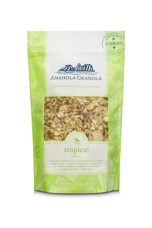 Anahola Granola Tropical 12 Oz | Snacks Variety Pack For Adults |