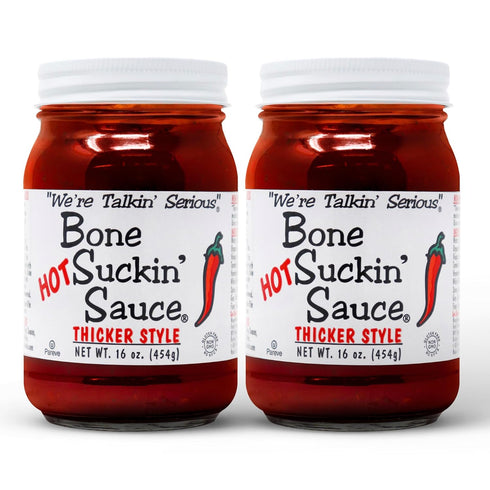 Bone Suckin' Hot Thicker Styler Marinade & Sauce, 2 Count