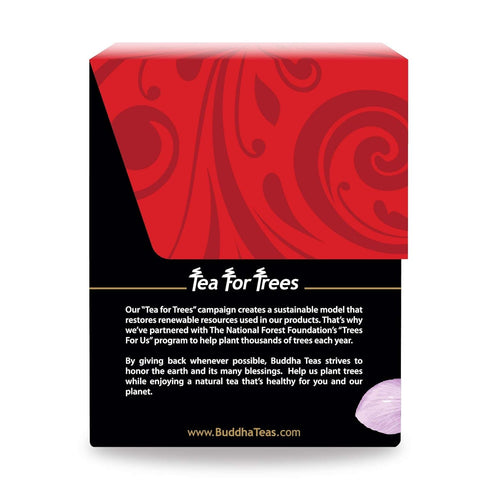 Buddha Teas - Saffron & Green Tea - Caffeinated Wild Crafted Tea, 18 Tea Bags (Pack of 1)