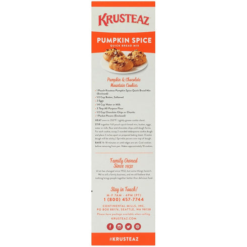 Krusteaz Pumpkin Spice Quick Bread Mix