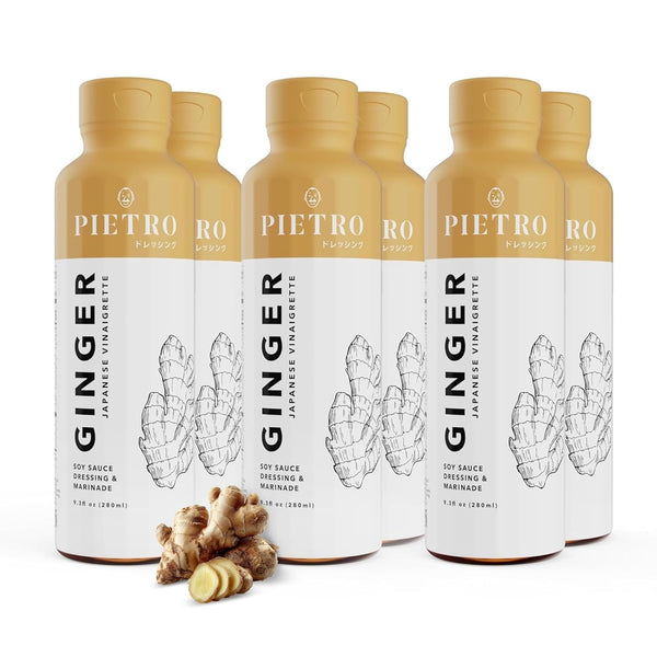 Pietro Japanese Ginger Dressing, Marinade & Vinaigrette No MSG, Gluten Free Asian