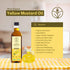 100% 1L (33.8 oz) Shiva Organic Cold-Pressed Yellow Mustard Oil - Natural, Certified Organic - fl for Cooking, Massage