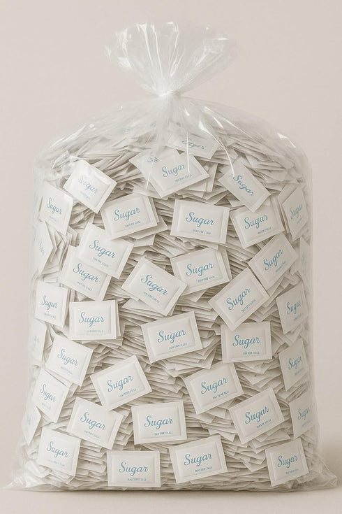 Generic Premium Sugar Packets - 500 Count Individual Packets
