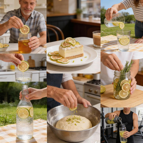 100g/3.5oz, WAKIKI Dried Lemon Slices, Natural Dehydrated Lemon Slices,No Added Sugar, Citrus for Cocktails,Tea