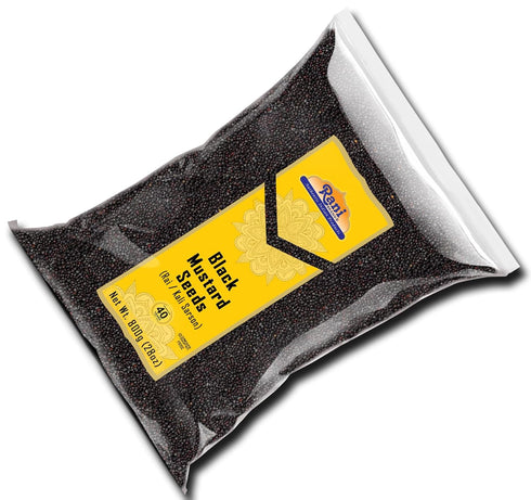 28oz (800g) Rani Black Mustard Seeds Whole Spice (Kali Rai) ~ All Natural | Gluten Friendly | NON-GMO | Kosher | Vegan
