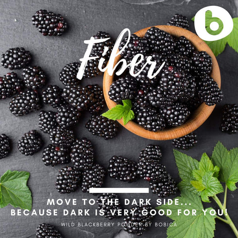 Organic Blackberry Powder - Freeze Dried Blackberries, Rich in Anthocyanin & Polyphenols for Smoothies, 2.65oz