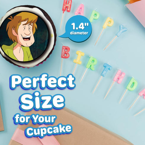30 x Edible Cupcake Toppers – Mystery Pup Dog Inspired Collection of Cake Decorations, Uncut on Icing Sheet