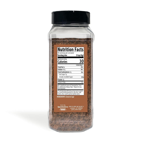 1.7 lb, Unpretentious Cinnamon Sugar, Balanced Blend, Desserts & Snacks, Convenient