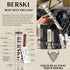 100% 8 Pack (1.9 oz BERSKI Salted Beef Sticks Grass-Fed, Grass-Finished Ancestral Blend with Liver & Heart Keto, Paleo