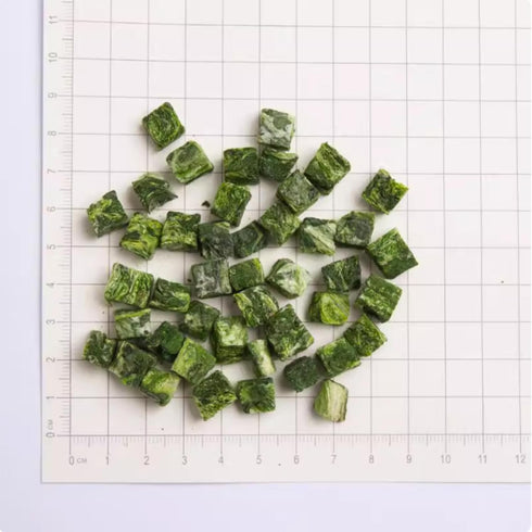 WGENGWU Frozen Greens2.47oz Spinach, Ready Harvest Freeze Dried Spinach | Emergency & Survival Food | Lightweight