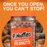 44 oz P-Nuttles Butter Toffee Covered Peanuts, Sweet Salty Snack, Nuts, Made in USA, Kosher, Party, Crunchy Nut, Jar