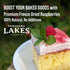 Thousand Lakes Freeze Dried Fruit - Raspberries 1.2 Ounces, No Sugar Added, 100% Whole Raspberries