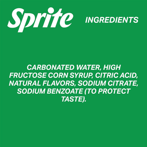12 oz (pack 8) Sprite, Lemon Lime Soda