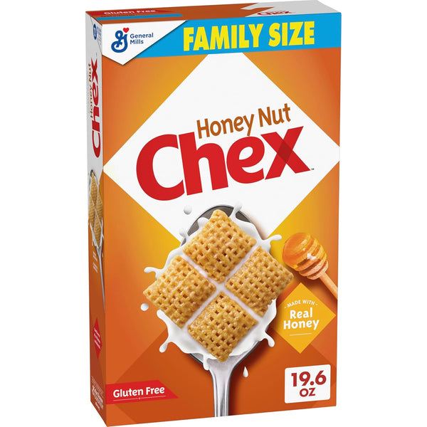 Honey Nut Chex Cereal, Gluten Free Breakfast Cereal, Made with Whole Grain,