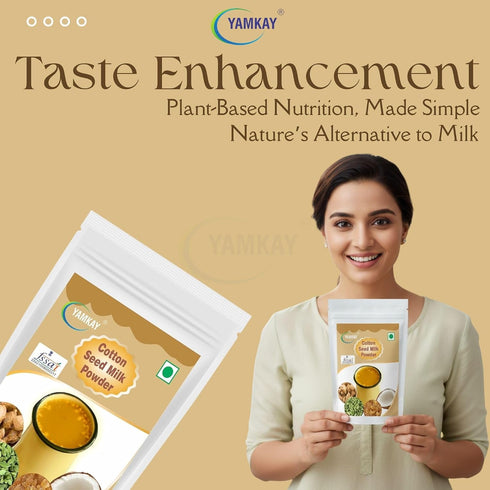 (300 Yamkay Cotton Seed Milk Powder | Kapas Beej Doodh Powder | Paruthi Paal | Parutthi Vidhai Paal Podi | Panta