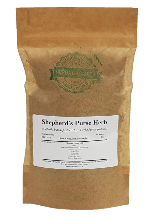 Shepherd's Purse Herb, Capsella Bursa-Pastoris L, Herba Organica, 50g