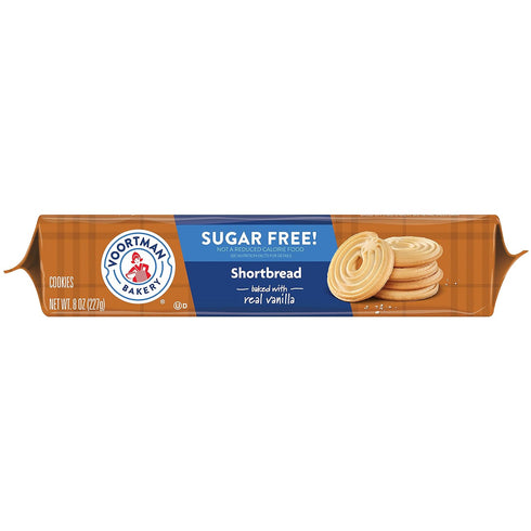 12 Count Voortman Bakery Sugar Free Shortbread Cookies